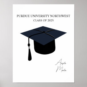 Poster Portrait de graduation personnalisé   Personnalisa