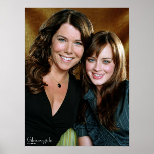 Poster Portrait de gros plan Lorelai & Rory