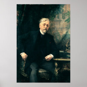 Poster Portrait de Gustave Eiffel 1905