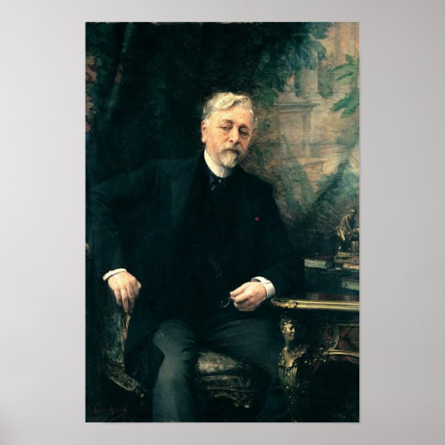 Poster Portrait de Gustave Eiffel 1905 (Devant)