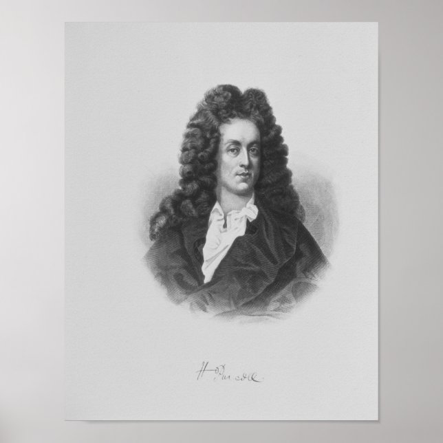 Poster Portrait de Henry Purcell (Devant)