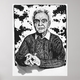 Poster Portrait de Jack Kirby - Roi des BD