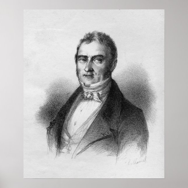 Poster Portrait de Jacques Laffitte (Devant)