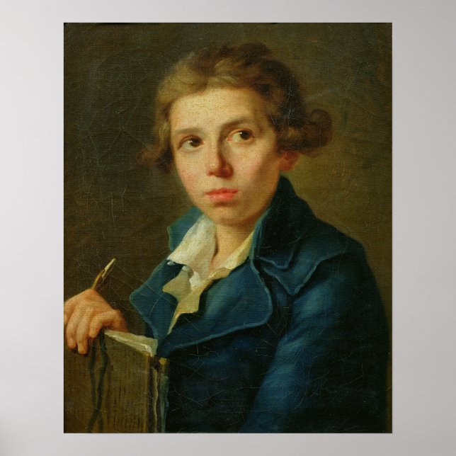 Poster Portrait de Jacques-Louis David comme jeune (Devant)