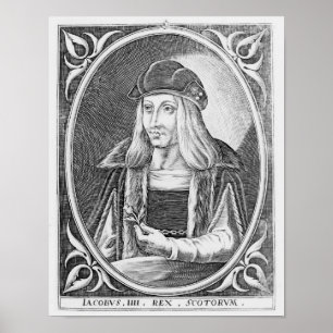 Poster Portrait de James IV de l'Ecosse