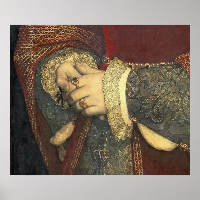 Poster Portrait de Jane Seymour, 1536 (Devant)