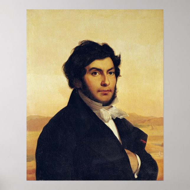 Poster Portrait de Jean-François Champollion 1831 (Devant)
