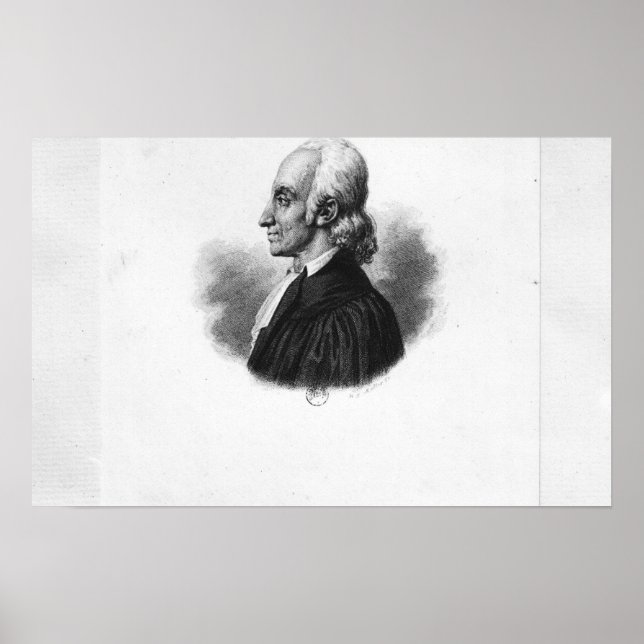 Poster Portrait de Jean Frederic Oberlin (Devant)