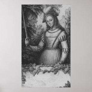 Poster Portrait de Jeanne d'Arc