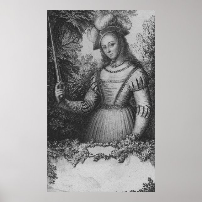 Poster Portrait de Jeanne d'Arc (Devant)