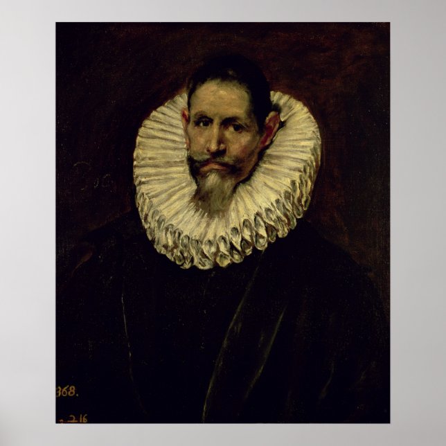 Poster Portrait de Jeronimo de Cevallos, c.1610 (Devant)