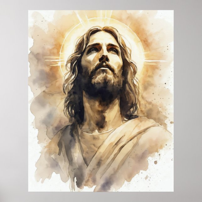 Poster Portrait de Jésus Christ (Devant)