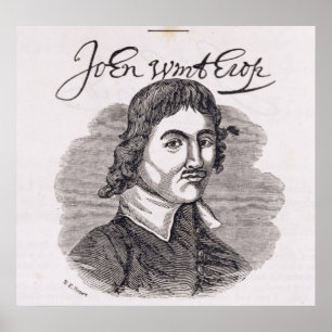 Poster Portrait de John Winthrop