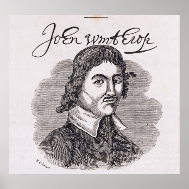 Poster Portrait de John Winthrop (Devant)