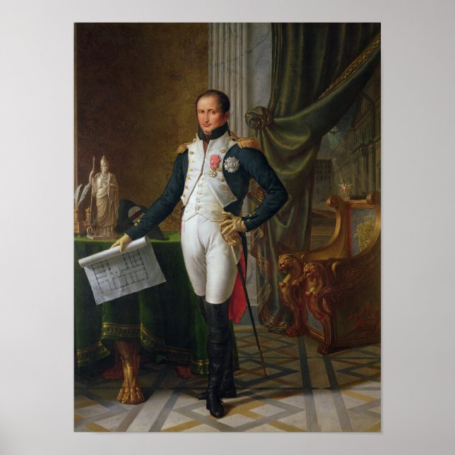 Poster Portrait de Joseph Bonaparte Roi d'Espagne (Devant)