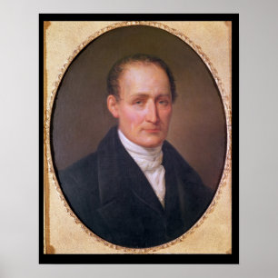 Poster Portrait de Joseph Nicephore Niepce 1854