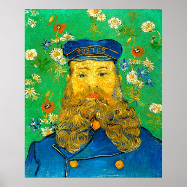 Poster Portrait de Joseph Roulin Vincent Gogh (Devant)