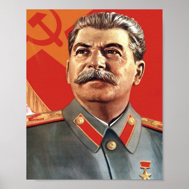 Poster Portrait de Joseph Staline (Devant)