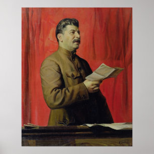 Poster Portrait de Josif Stalin, 1933