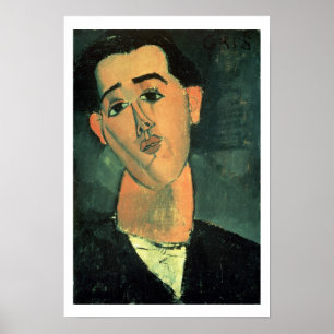 Poster Portrait de Juan Gris (1887-1927) 1915 (huile sur