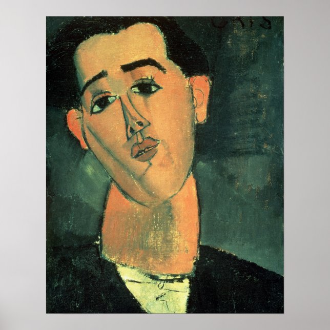 Poster Portrait de Juan Gris (1887-1927) 1915 (huile sur  (Devant)