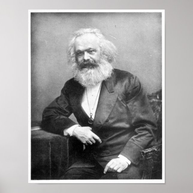 Poster Portrait de Karl Marx (Devant)