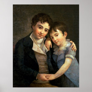 Poster Portrait de Karl Thomas et Franz Xaver