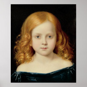 Poster Portrait de la fille de l'artiste