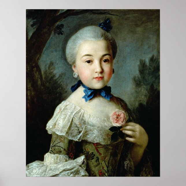Poster Portrait de la princesse Charlotte Sophia (Devant)