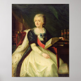 Poster Portrait de la princesse Yekaterina R