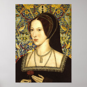 Poster Portrait de la reine Anne Boleyn