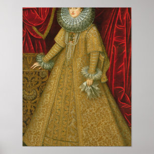 Poster Portrait de la reine Isabel Clara Eugenia