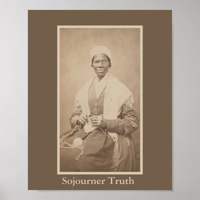 Poster Portrait de la vérité abolitionniste Sojourner (Devant)