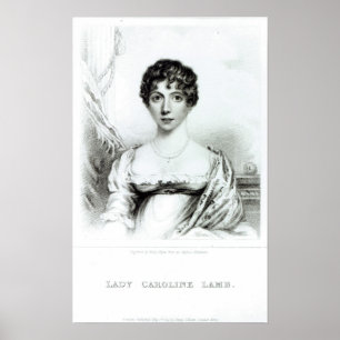 Poster Portrait de Lady Caroline Lamb