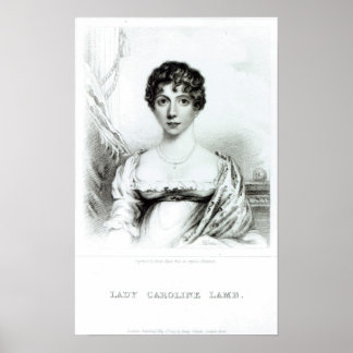 Poster Portrait de Lady Caroline Lamb