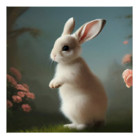 Portrait de lapin mignon