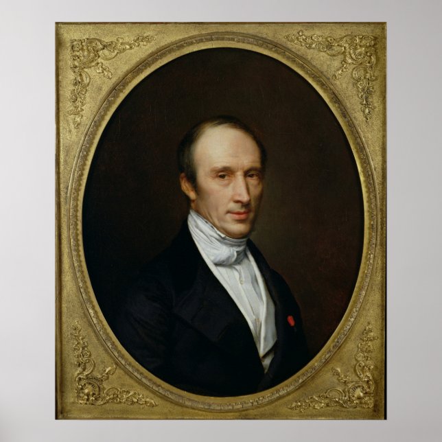 Poster Portrait de Louis Cauchy (Devant)