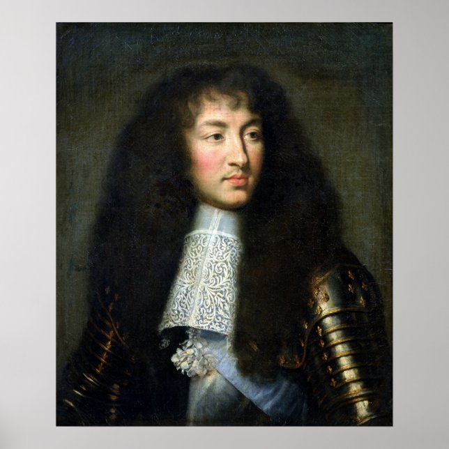 Poster Portrait de Louis XIV (Devant)