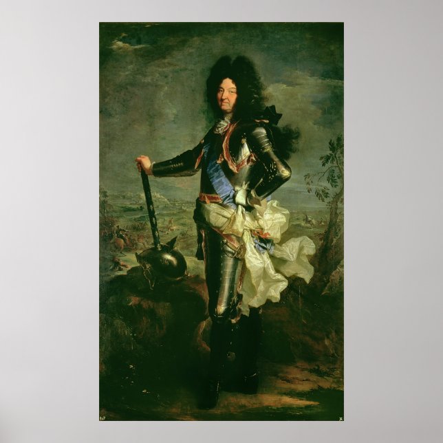 Poster Portrait de Louis XIV (Devant)