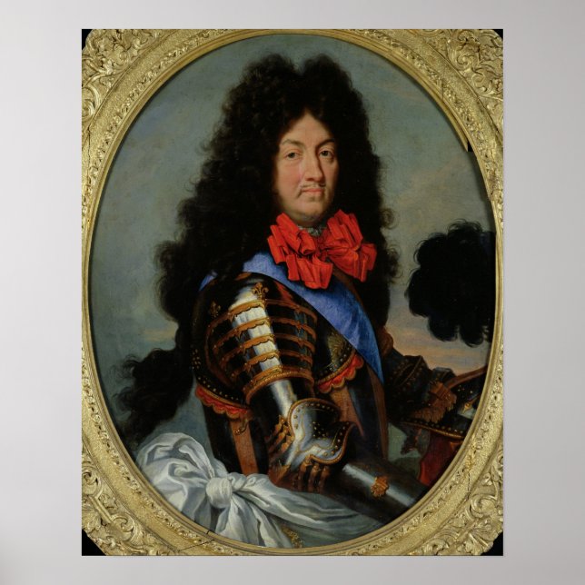 Poster Portrait de Louis XIV (Devant)