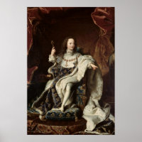 Portrait de Louis XV dans Robes de couronnement, 1