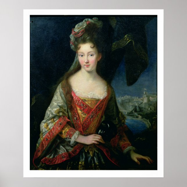 Poster Portrait de Louise-Hippolyte (1687-1731) (Devant)