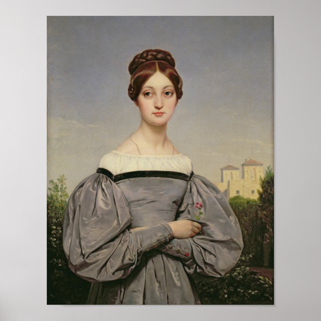 Poster Portrait de Louise Vernet Fille de (Devant)
