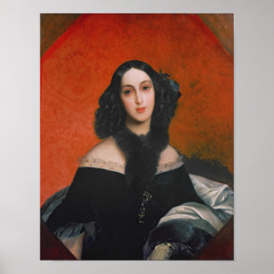 Poster Portrait de M.A. Bek, 1840