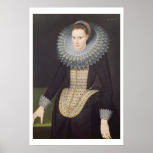 Poster Portrait de Madame, 1613 (huile sur le panneau)