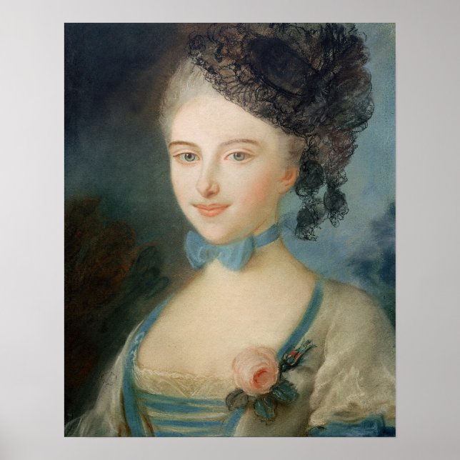 Poster Portrait de Madame Balzac, c.1798 (Devant)