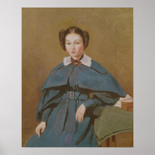 Poster Portrait de Madame Baudot, la nièce de l'artiste