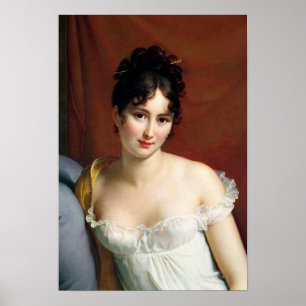 Poster Portrait de Madame Recamier