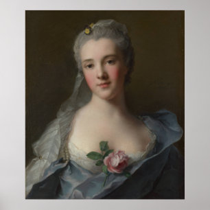 Poster Portrait de Manon Balletti - Jean-Marc Nattier