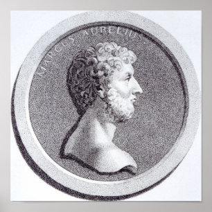 Poster Portrait de Marcus Aurelius